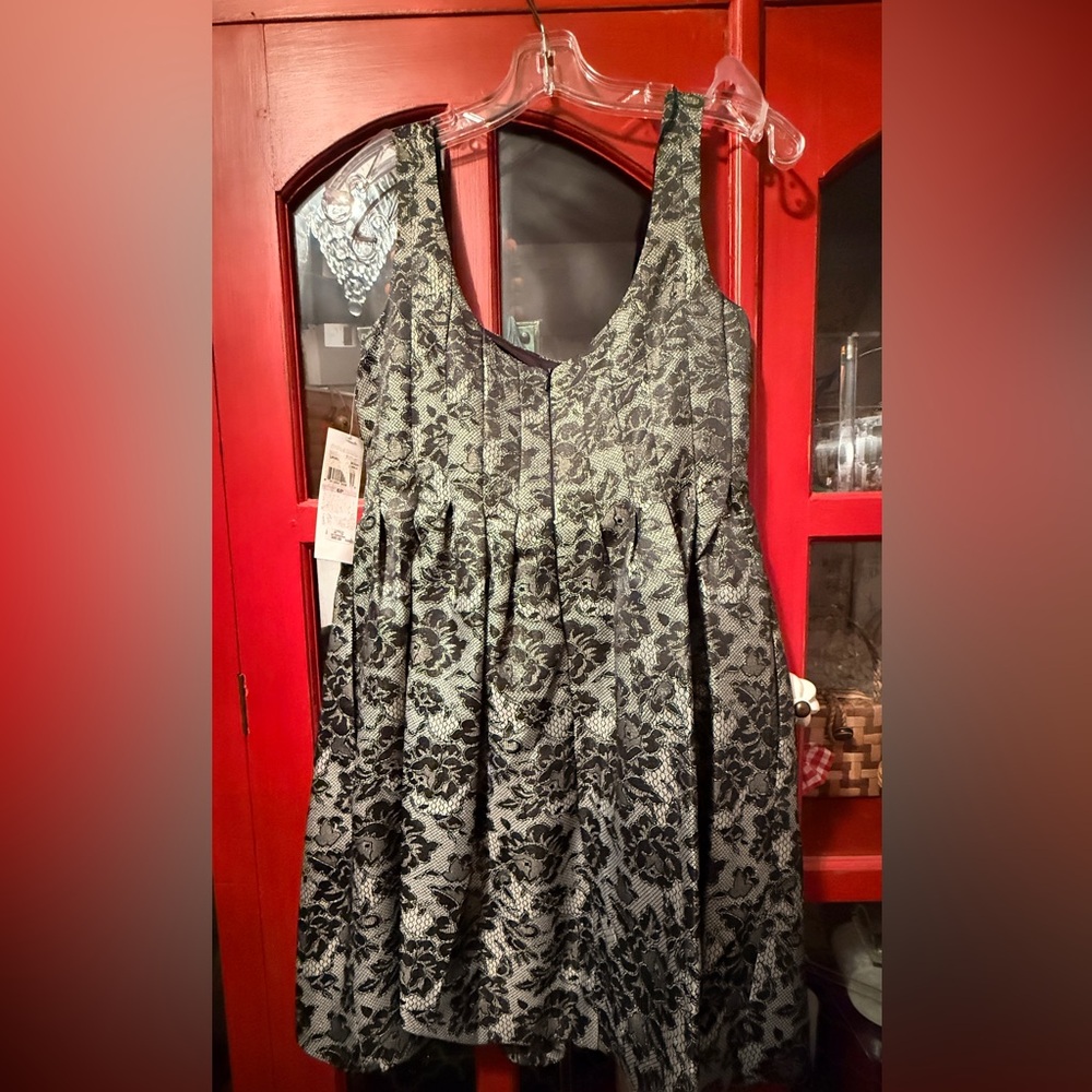 Black and Gold cocktail  Dress